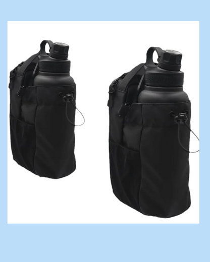 Bolsa magnética para botella de agua, portavasos específico para gimnasio con imán fuerte para deportes y actividades al aire libre