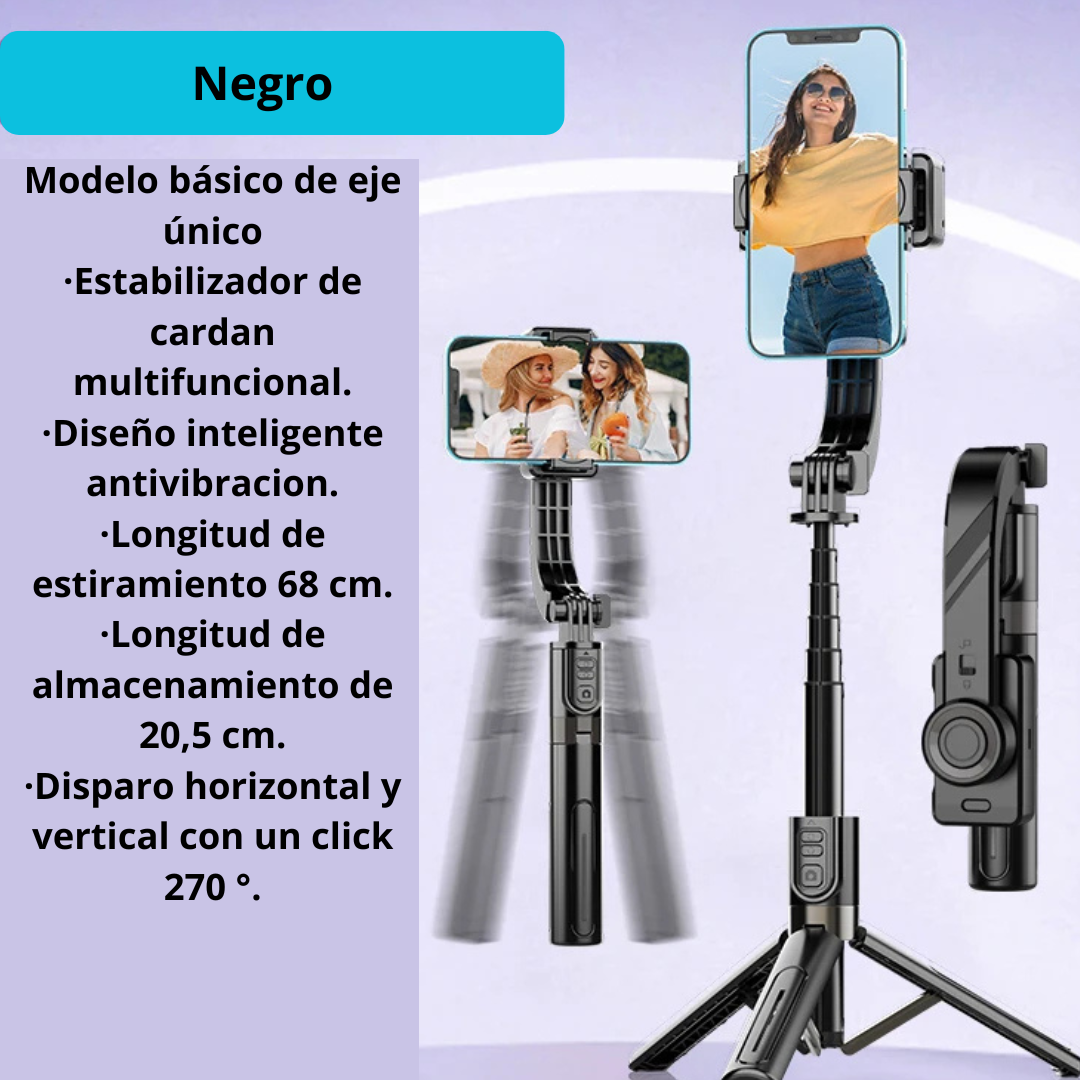 Gimbal estabilizador de cardan de mano para telefono movil