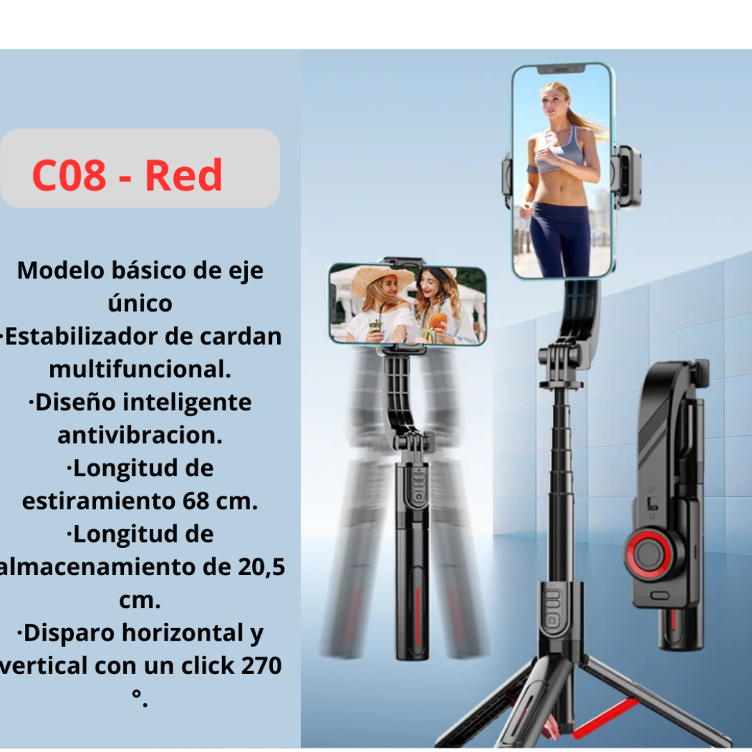 Gimbal estabilizador de cardan de mano para telefono movil